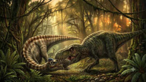 T. rex tooth found in another dinosaur skull hints about the hunting methods |
