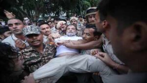 Rahul dragged, Priyanka clings to bus door: Five pictures that defined Congress protest outside PM Modi’s residence | India News