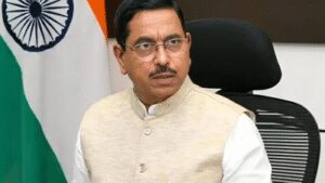 Pralhad Joshi takes charge as Union education minister a day after Dharmendra Pradhan’s resignation | India News