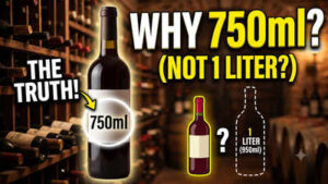 Why do most wine bottles hold exactly 750 ml?