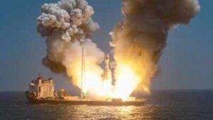 China Gravity 1 Rocket: China’s Gravity-1 Rocket Launches Nine Satellites from the Sea, Boosting Maritime Space Capabilities | World News