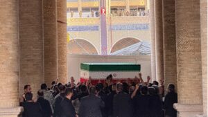 Watch: ‘Death to America, Israel’ chants echo as Ayatollah Ali Khamenei’s funeral begins