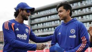 Tilak Varma hands Vaibhav Sooryavanshi historic India debut cap – Watch | Cricket News