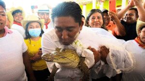 Crocodile wedding: A Mexican mayor marries a caiman every year, but the real story is about people and nature | World News