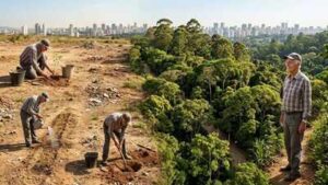 In 2003, a retired man planted trees on forgotten land alone; 20 years later, it had become one of Sao Paulo’s largest urban forests | World News