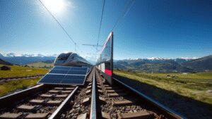 Italy could become the next country to build solar railway tracks after Switzerland’s successful trial | World News