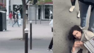 Paris Knife Attack: ‘Allah commanded me’: Knife-wielding man attacks 3 women on Paris street – video