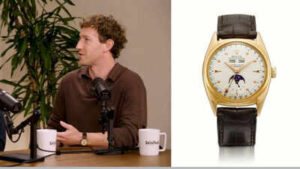 Rolex: Meta CEO Mark Zuckerberg wore a $2 million vintage watch from the 1950s that tracks the cycles of the moon while talking about how AI could help medical research