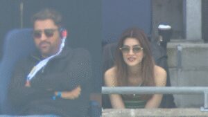 MS Dhoni and Kriti Sanon steal the spotlight at India vs England ODI with surprise appearance | Cricket News