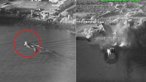 Watch: How US used sea drones in combat for 1st time to strike Iran submarine, ship maintenance facility