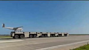 Watch: China unveils truck-mounted EMALS that fires drones into the sky in seconds