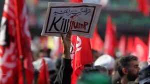 ‘Kill them both like dogs’: Khamenei funeral mourners offer land for Trump and Netanyahu’s heads