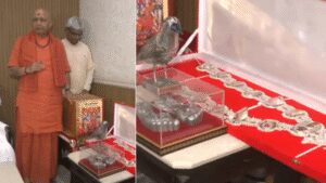Watch: Trust displays ornaments of Ram temple, Rs 5 crore-worth Ramcharitmanas, says costly donations ‘safe’ | India News