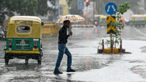 Delhi Rain: Delhi-NCR wakes up to another rainy morning; IMD issues orange alert | Delhi News