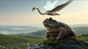 Chinese proverb of the day: ‘The toad wants to eat the swan’ delivers a blunt reality check on overreaching ambition