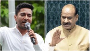 Abhishek Banerjee: TMC’s Abhishek Banerjee meets Lok Sabha Speaker Om Birla, seeks early decision on disqualification of 20 rebel MPs | India News