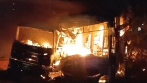 At least 7 dead, 15 injured after Haridwar-Indore bus catches fire after trailer collision on Delhi-Mumbai Expressway | Jaipur News