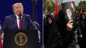 ‘One shot can take them all out’: Trump says Iran leaders are within reach