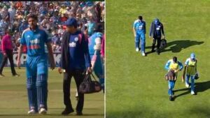 Injury scare for India: Shubman Gill walks off retired hurt in England ODI | Cricket News