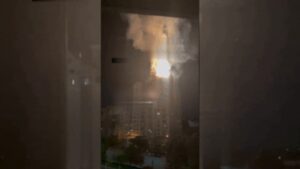 Watch: 9-storey Kyiv apartment building partially collapses after Russian attack; residents trapped