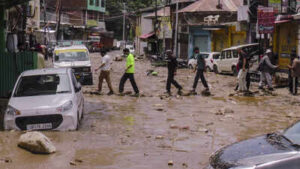 Heavy rains trigger flash floods in Doda, damage houses and roads | India News