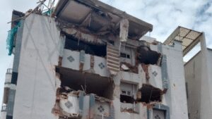 2 dead as 7-storey under construction building collapses in Hyderabad | Hyderabad News