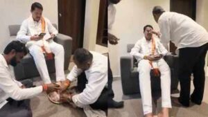 ‘Culture of Congress leaders’: BJP minister slams Nana Patole feet-washing video | Mumbai News