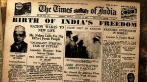 What happened in the first few hours of Independent India