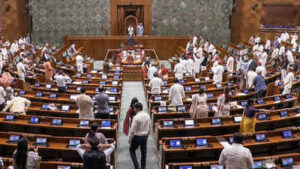 Amid disruption, Lok Sabha passes 2 more bills sans debate | India News