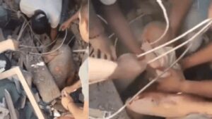‘Heard a whisper’: Baby rescued from rubble 48 hours after Colombia earthquake
