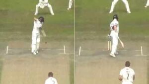 ‘One tip one hand’: English batter out in bizarre fashion in County match – Watch | Cricket News