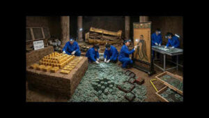 In 74 BC, Liu He ruled China for only 27 days; nearly 2,000 years later, his tomb revealed almost 2 million coins and about 120kg of gold
