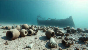 A 2,400-year-old shipwreck found off Greece is still carrying hundreds of ancient amphorae beneath the sea | World News