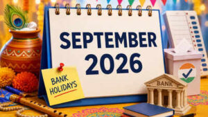 Bank holidays in September 2026: When and where will banks remain closed? Check state-wise list