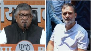 Bjp Criticism Of Rahul Gandhi: ‘Politics of anarchy’: BJP attacks Rahul Gandhi over police station protest | India News