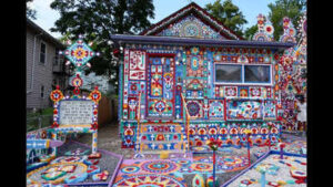 In 2005, carpenter Isaiah Robertson began covering his Niagara Falls home inside and out with brightly painted religious art; after his 2020 death, the house was preserved and is now open for guided tours