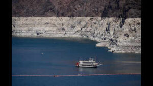Lake Mead fell to 1,040.4 feet as the Colorado River crisis deepened; Lake Powell is also under pressure, raising questions over water and hydropower
