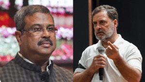 Dharmendra Pradhan calls Rahul Gandhi ‘habitual liar’, takes ‘selective democracy’ jibe at Congress | India News
