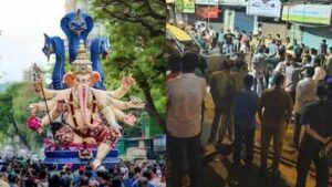 Mumbai Ganpati Idol Falls During Procession, Two Dead, Five Injured | Mumbai News