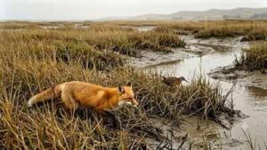 In the 1800s, red foxes were brought to California for hunting. Decades later, the light-footed Ridgway’s rail declined to just 5 breeding pairs |