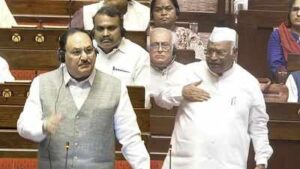 Kharge raises Haldwani ‘suddhikaran’ row in RS; BJP, Congress spar