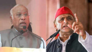SP’s Akhilesh hits out at BJP over ‘suddhikaran’ at Kharge rally venue