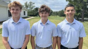 Three Virginia students were attending golf-team tryouts when they saw a family struggling in Lake Culpeper; they jumped in and brought all three ashore