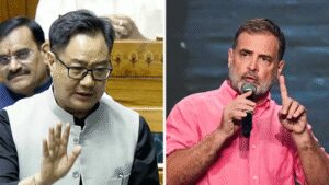 ‘Should have gone to Ranchi’: Rijiju takes dig at Rahul Gandhi over Prayagraj event | India News