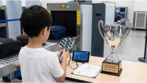 Meet 10-year-old Hsu Ting-wei, winner of top Silicon Valley invention award, for building an AI ‘electronic nose’ that samples air behind X-ray baggage scanners