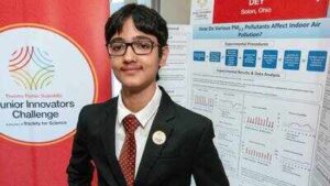Meet Archishman Dey, the Ohio eighth-grader who tested an air fryer, candle, humidifier, gas and incense; incense produced the most fine-particle pollution