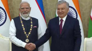 ‘Order of Oliy Darajali Dustlik’: Uzbekistan confers its highest state honour on PM Modi | India News
