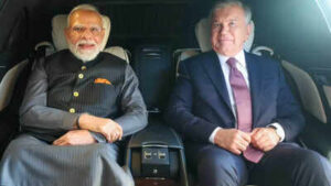 PM Modi received by Uzbek President Mirziyoyev in Tashkent, leaders share car ride | India News