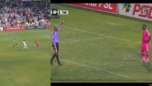 Bizarre send-off! Goalkeeper gets red card for handling ball way outside the penalty box – Watch | Football News