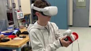 Meet Scott Merrow, the 14-year-old New Hampshire gamer who built a 3D-printed adaptive VR controller after he found he could not grip the standard left-hand controller